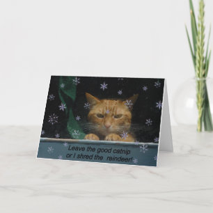 Carte de Noël 'Rhe Réché Réché Reinder'