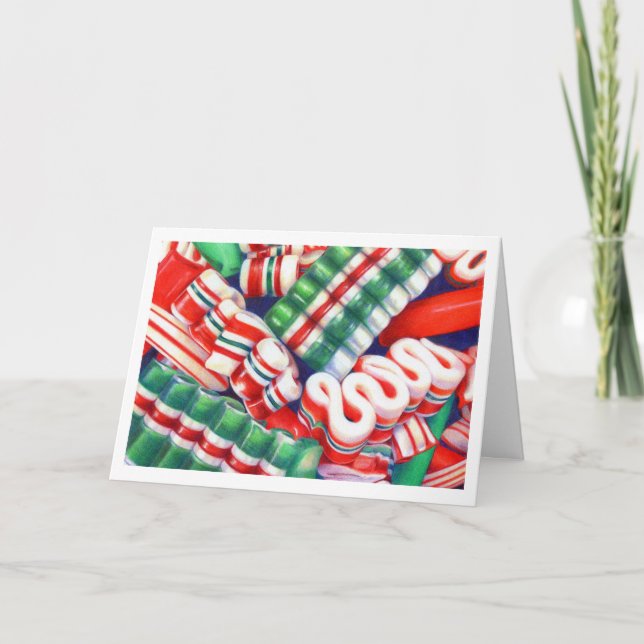 Carte de Noël RIBBON CANDY (Devant)