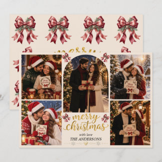 Carte de Noël romantique pour couple