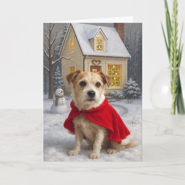 Carte de Noël Russell Terrier (Devant)