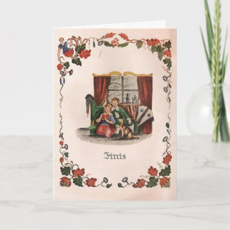 Carte de Noël Saint-Nicolas Vintage de Moore