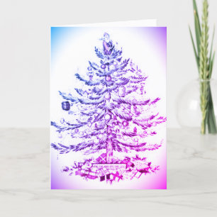 CARTE DE NOËL SAISONNIERS SALUT ART ET DESIGN