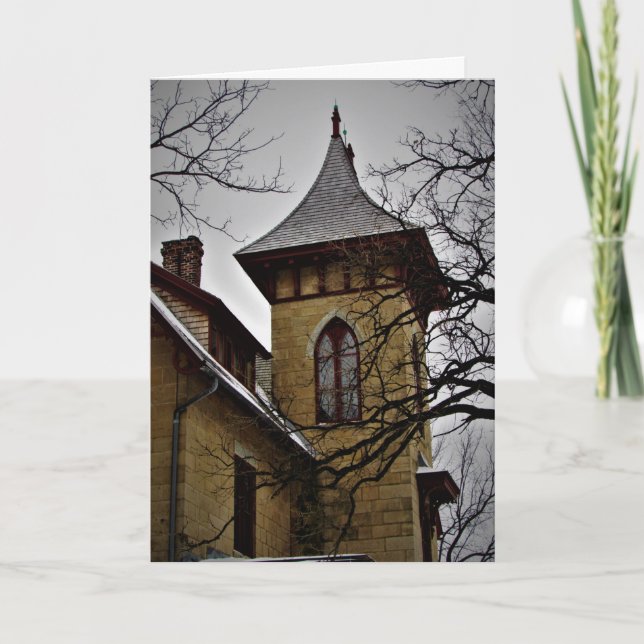 Carte de Noël "Salle de la tourelle LeDuc" (Devant)