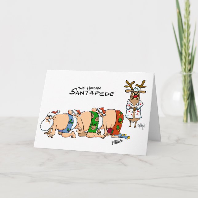 carte de noël, salutations saisonnières (Devant)