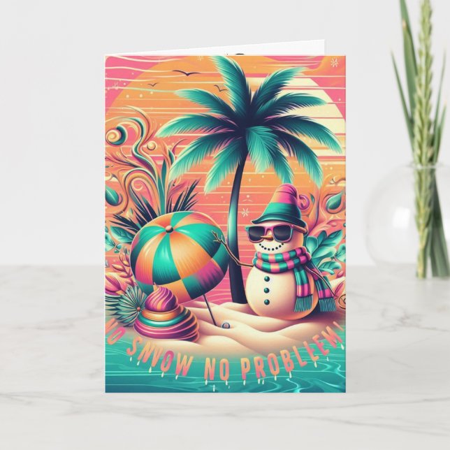 Carte de Noël Sandman (Devant)