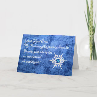 Carte de Noël sarcastique