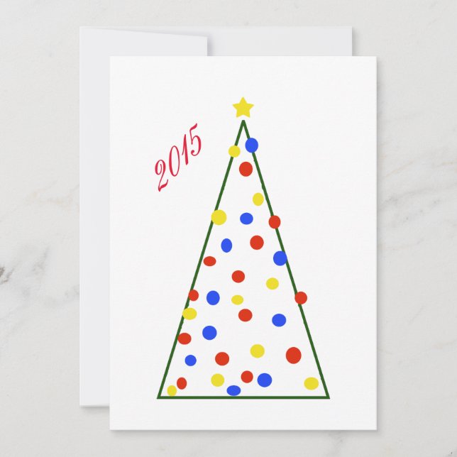 Carte de Noël sensibilisation sur l'autisme (Devant)