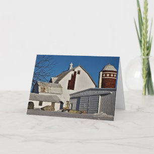 Carte de Noël "Shady Oak Farm"