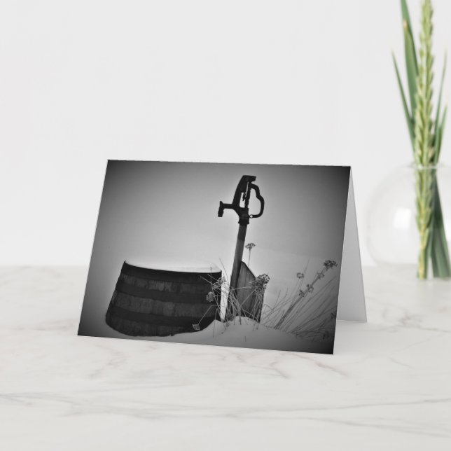 Carte de Noël "Silent Hydrant" (Devant)