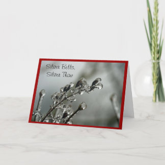 Carte de Noël Silver Thaw