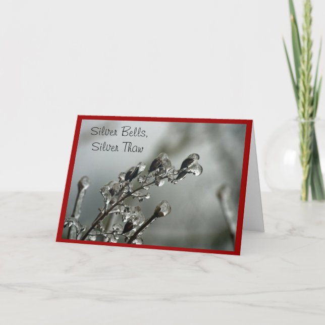 Carte de Noël Silver Thaw (Devant)