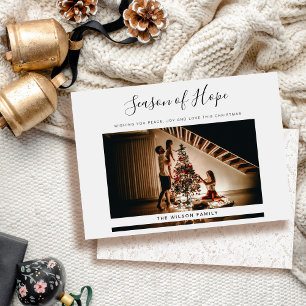 Carte de Noël simple et moderne