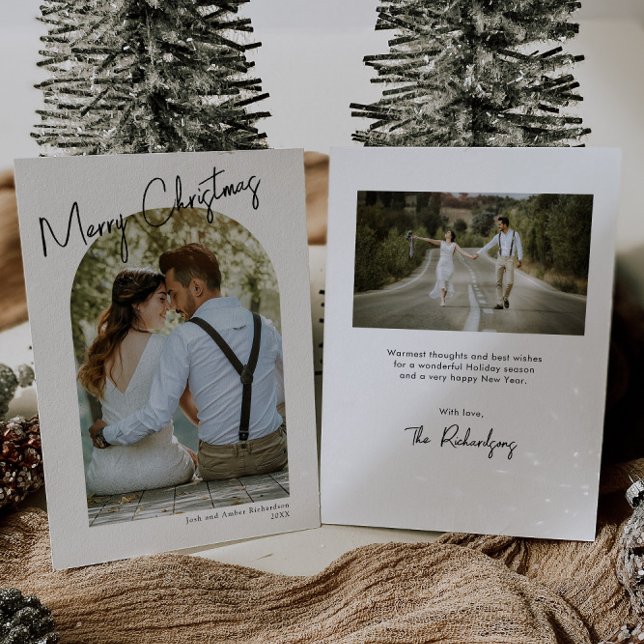 Carte de Noël simple et moderne minimaliste (Créateur téléchargé)