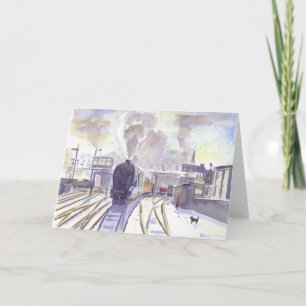 Carte de Noël Sir Nigel Gresley