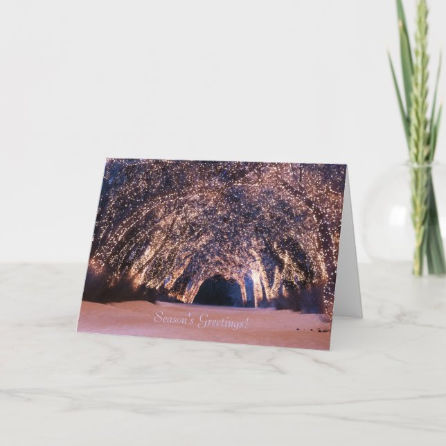 Carte de Noël "Sleepwalker Wood (Nuit)" (Devant)