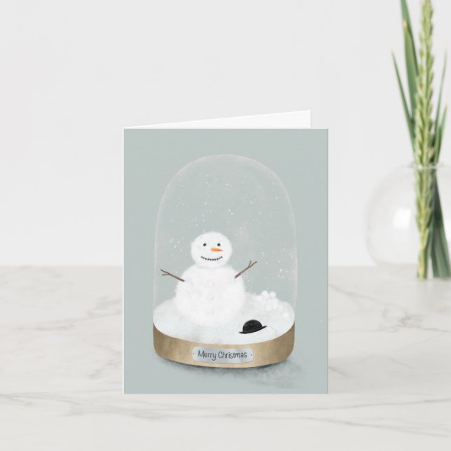 Carte de Noël Snowman (Devant)