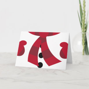 Carte de Noël Snowman