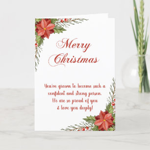 Carte de Noël Sober, Carte postale Fière