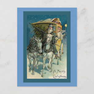 Carte de Noël "Stagecoach"