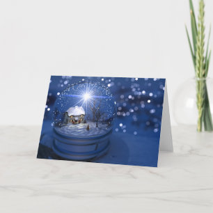 Carte de Noël Starlight Globe