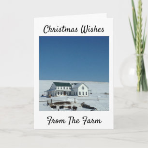 **CARTE DE NOËL STYLE DE PAYS** CARTE DE NOËL