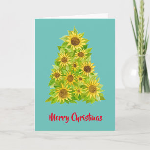 Carte de Noël Sunflower