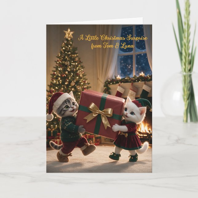 Carte de Noël Surprise de Tom & Luna (Devant)