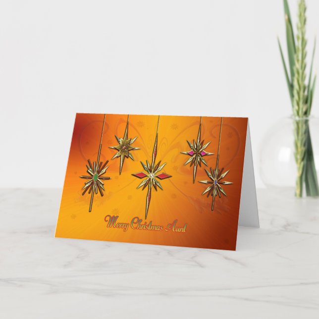 Carte de Noël tante (Devant)