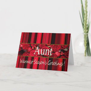 Carte de Noël tante