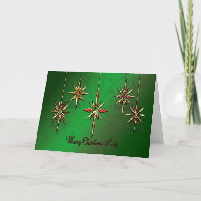 Carte de Noël tante (Devant)