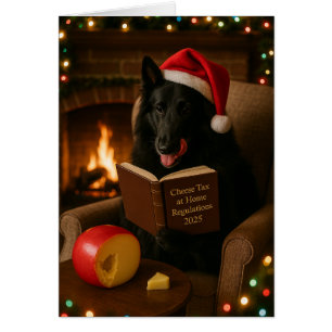Carte de Noël 'Taxe sur le fromage' de Tervuren