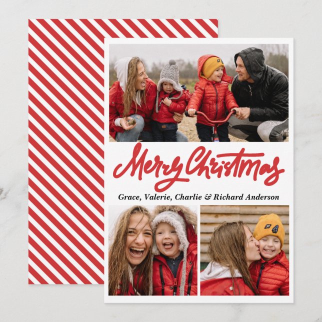 Carte de Noël Téméraire (Devant / Derrière)