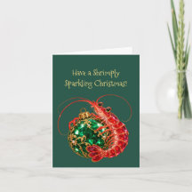 Carte de Noël tout simplement étincelante sur le t