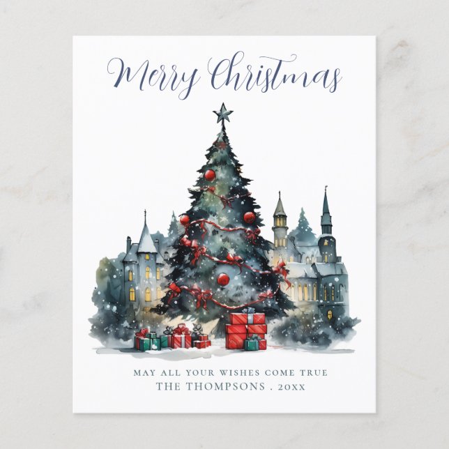 Carte de Noël traditionnelle Budget (Devant)