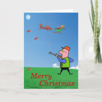 Carte de Noël Trapshooter
