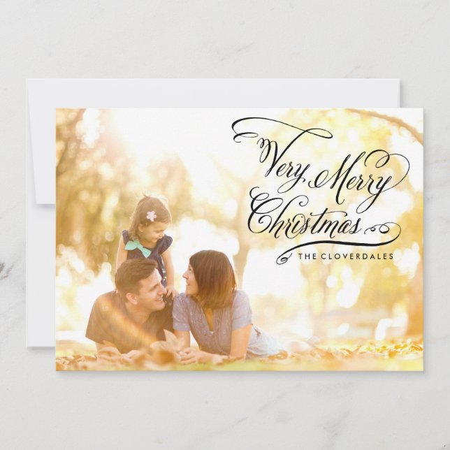 Carte de Noël très joyeuse (Devant)