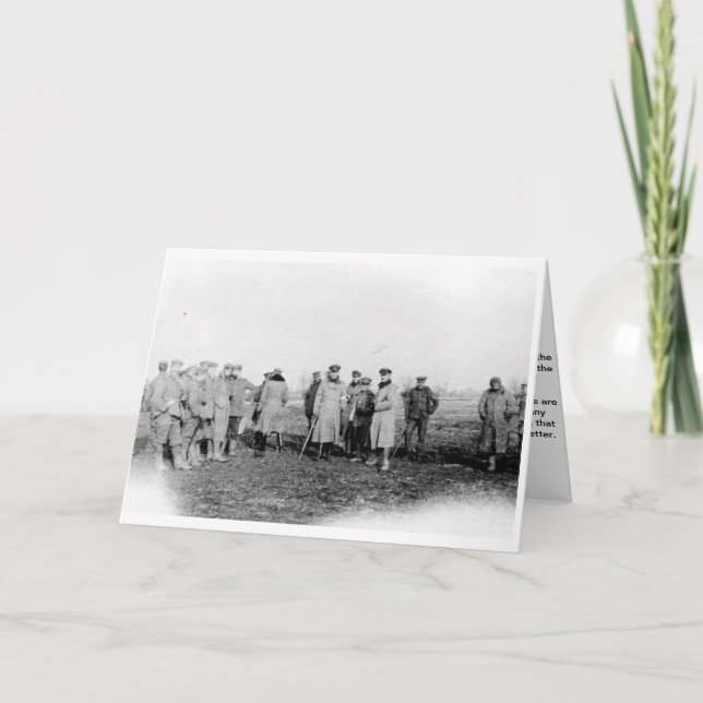 Carte de Noël Trêve 1914 (Devant)