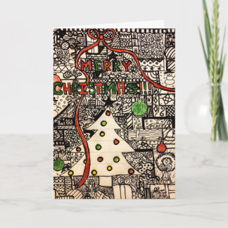 Carte de Noël unique