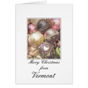 Carte de Noël Vermont, préciser
