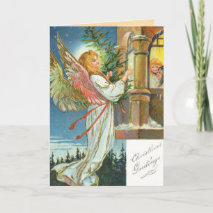 Carte de Noël Victorian Angel