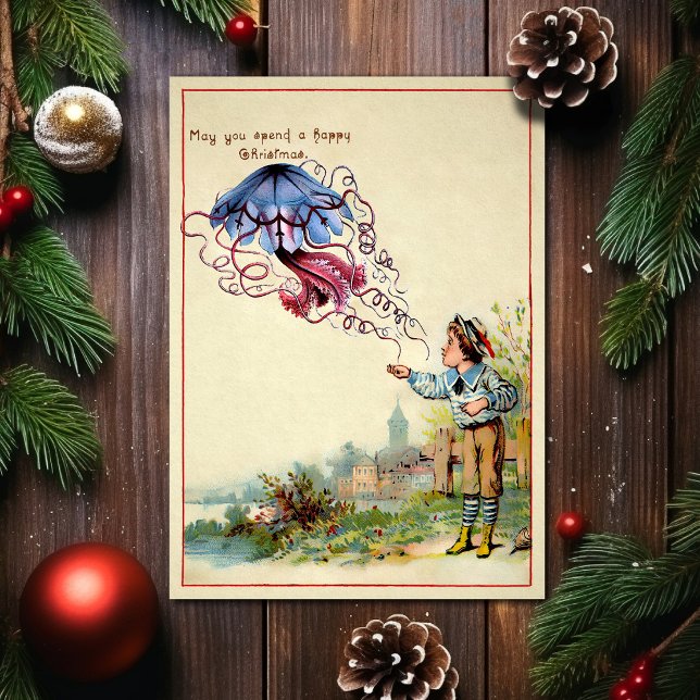 Carte de Noël Victorian Odd Jellyfish (Créateur téléchargé)