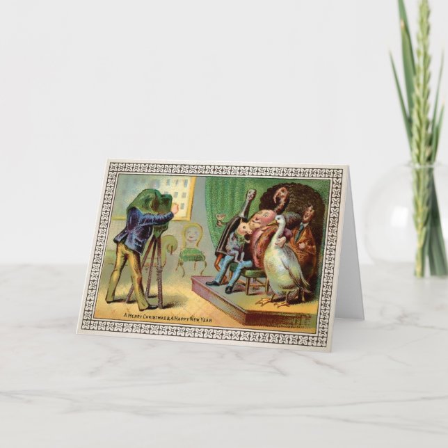 Carte de Noël Victorian Odd Photo Shoot (Devant)