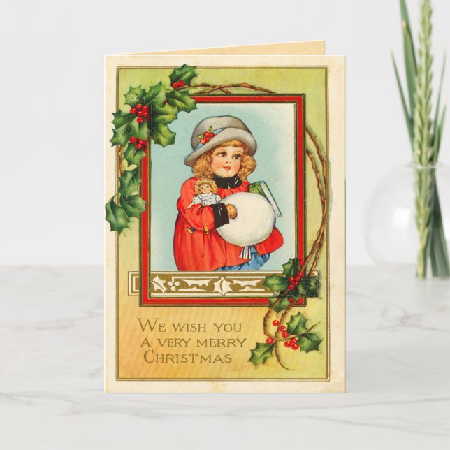 Carte de Noël victorienne (Devant)