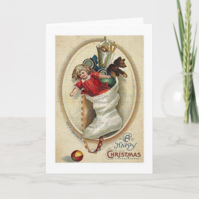 Carte de Noël victorienne (Devant)