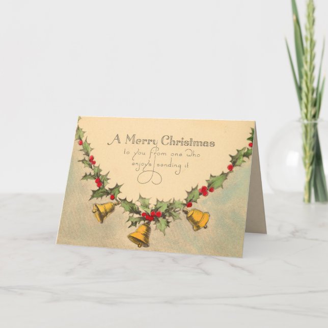 Carte de Noël victorienne (Devant)