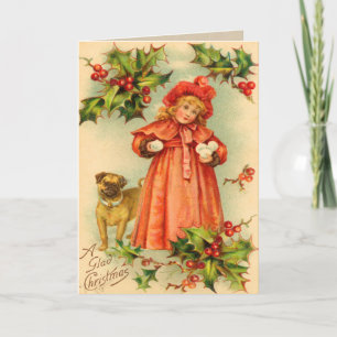 Carte de Noël victorienne