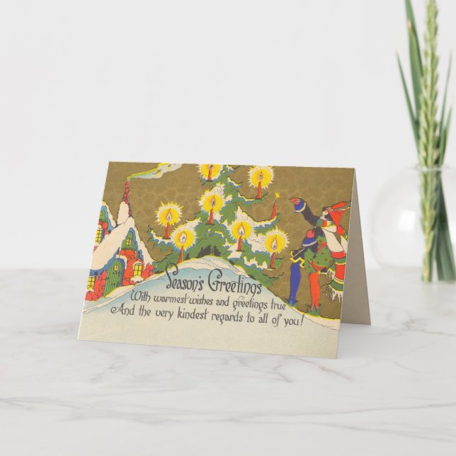 Carte de Noël victorienne (Devant)