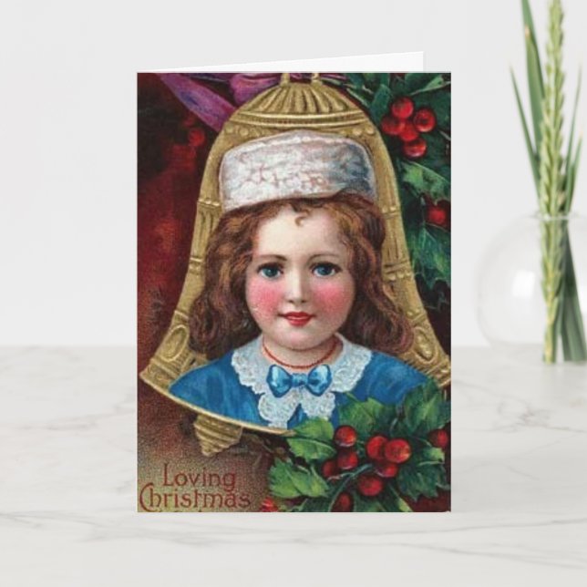 Carte de Noël victorienne deux (Devant)