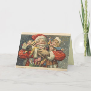 Carte de Noël victorienne - Père Noël
