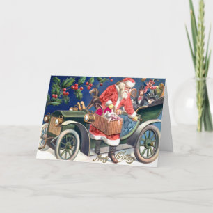 Carte de Noël victorienne vintage